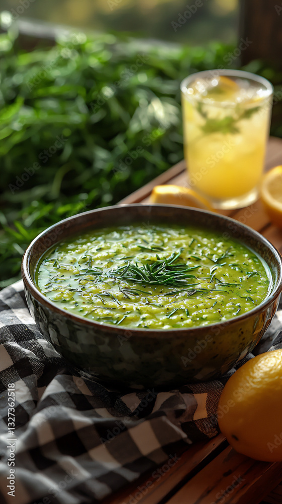  picnic with tarragon soup