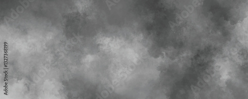 A Deep and Dreamlike Grayscale Background with Softly Layered Smoke-Like Details

