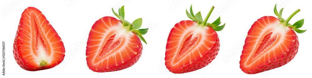 Set of Half Strawberry Set of Half Strawberry