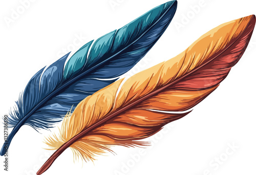 feather vector art