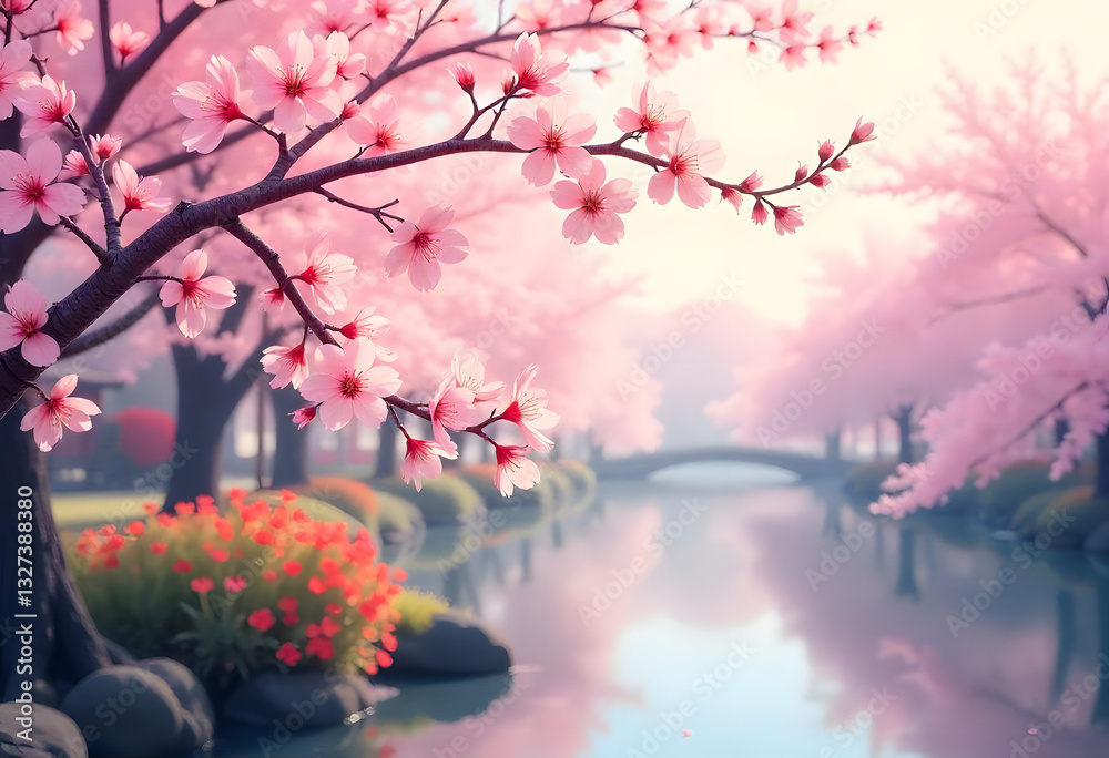 Fototapeta premium cherry blossom in spring