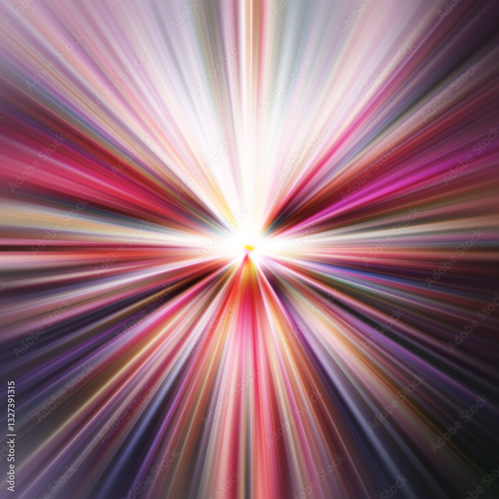 Fototapeta premium Colorful zoom motion effect. Abstract background. Color lines. Colored texture backdrop and banner. Multi color gradient pattern and textured wallpaper.