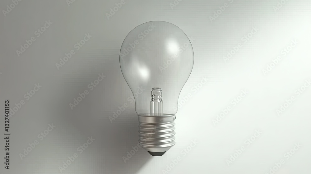 An adjustable brightness and color smart LED bulb showcased on a white background. An adjustable brightness and color smart LED bulb showcased on a white background.