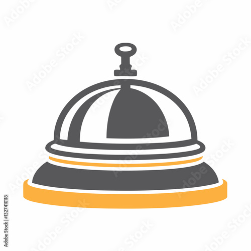 Hotel service bell in minimalist design