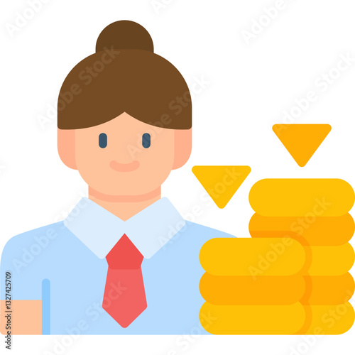 Economist Icon Vector Element