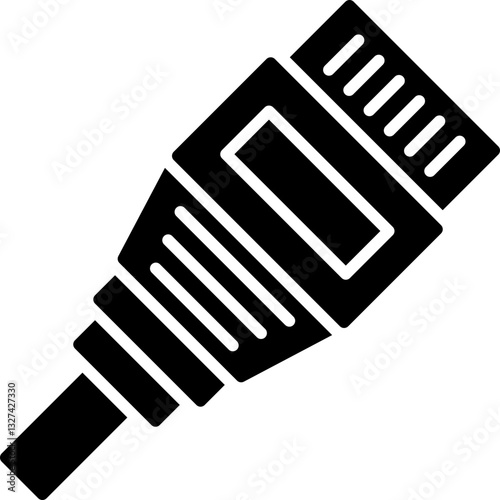 Network Cable Icon Vector Element