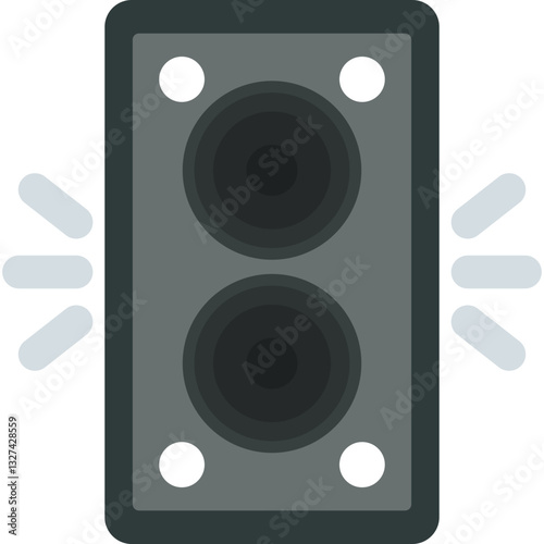 Speaker Icon Vector Element