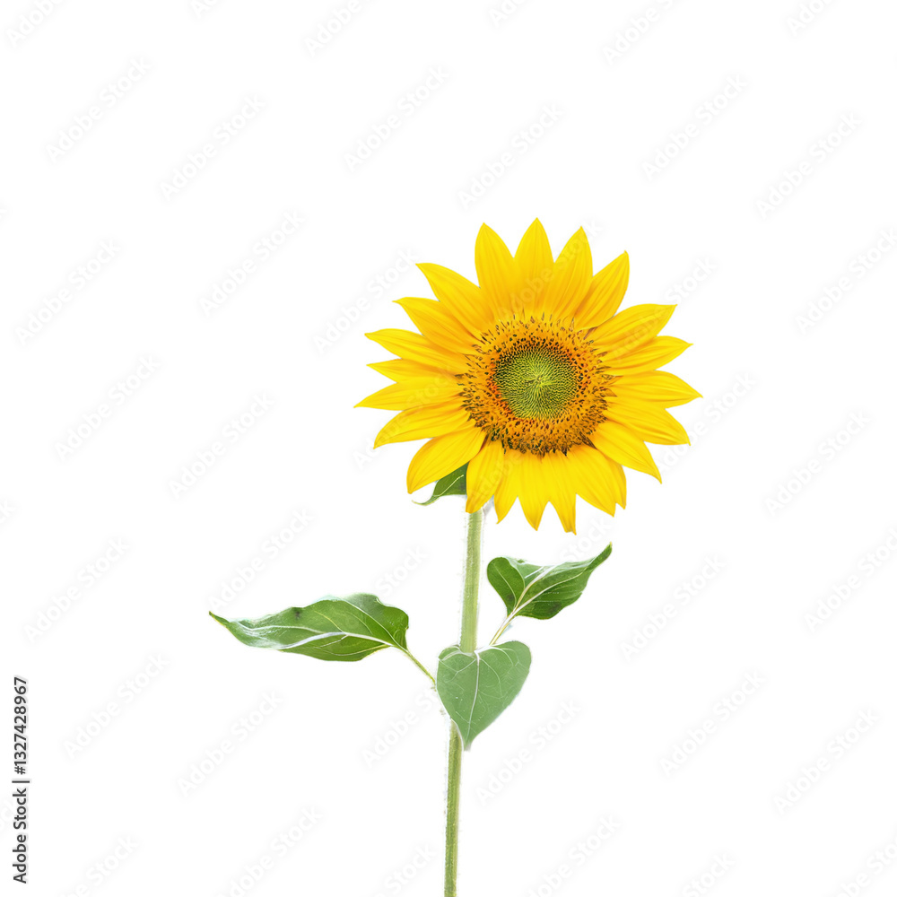 Obraz premium sunflower isolated on transparent background