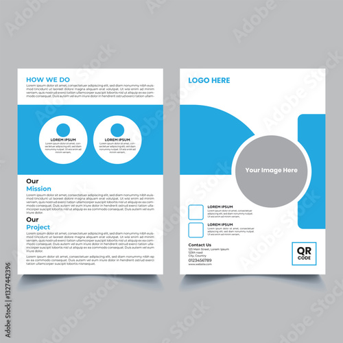 Double Sided Business Flyer Design Template