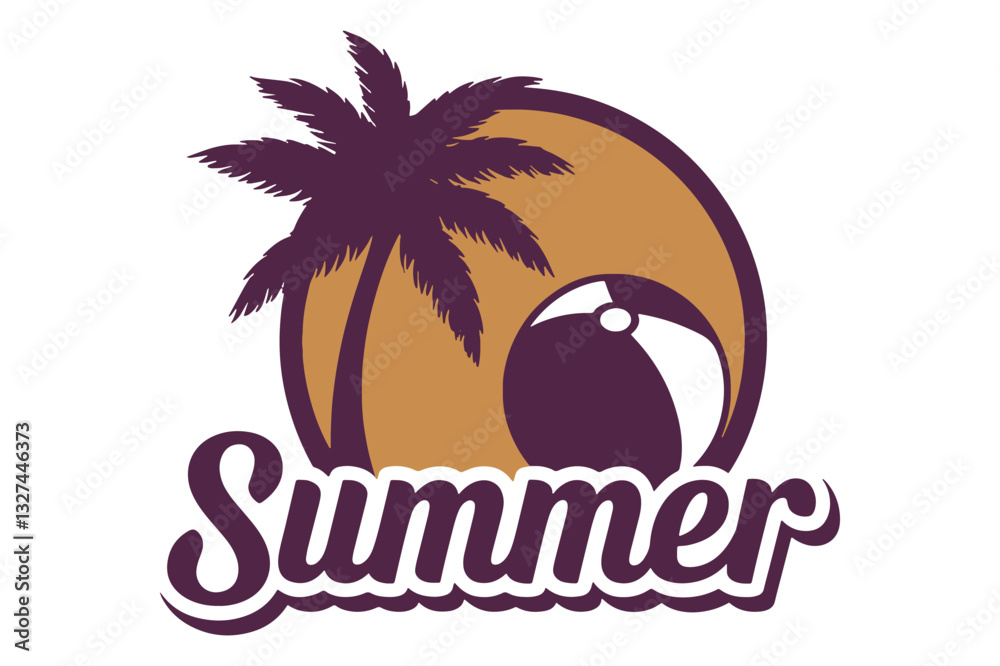 Naklejka premium summer vacation background