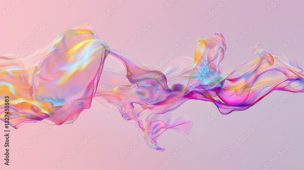 Fototapeta premium iridescent abstract colorful fluid background