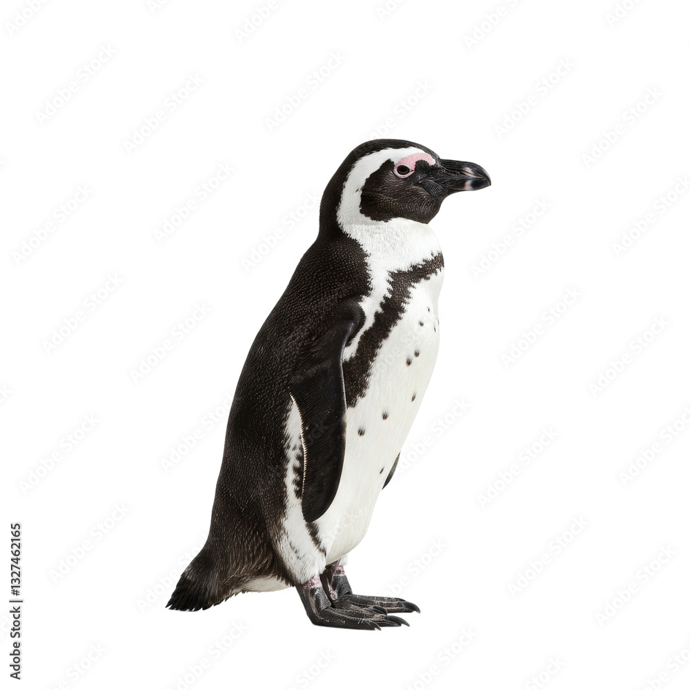 Obraz premium African Penguin on high quality transparent background png