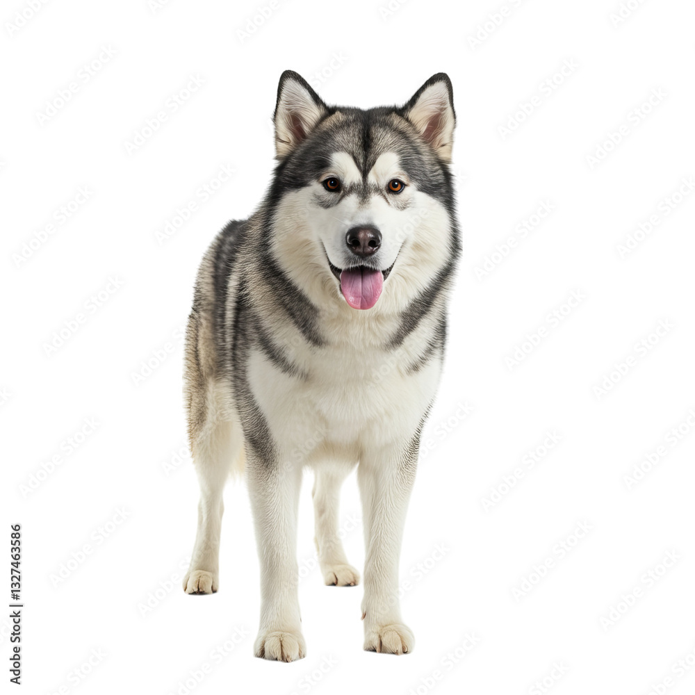 Alaskan Malamute on high quality transparent background png Alaskan Malamute on high quality transparent background png