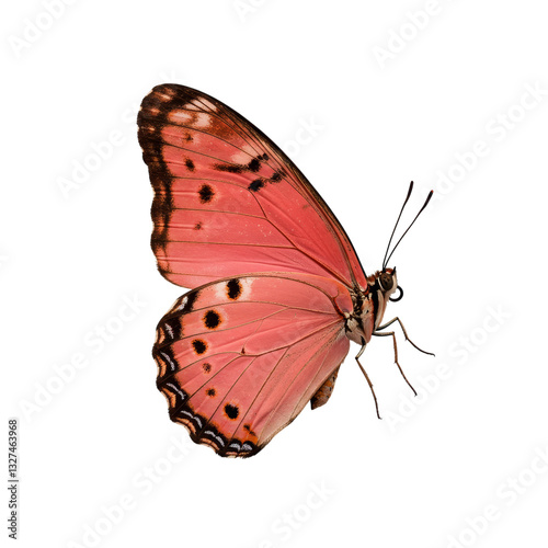 Alberta Wild Rose Butterfly on high quality transparent background png
