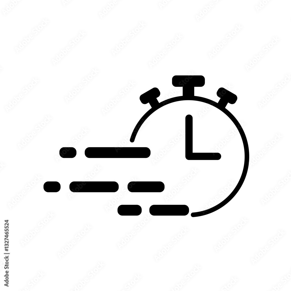 fast time icon, simple flat style, illustration, logo sign symbol pictogram template, for ui or ux isolated on white for mobile app, editable fast time icon, simple flat style, illustration, logo sign symbol pictogram template, for ui or ux isolated on white for mobile app, editable