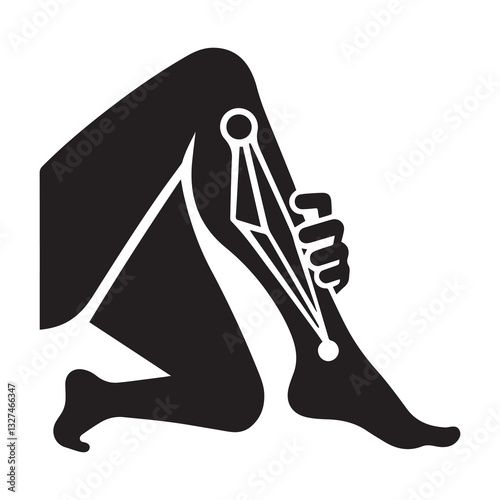 Simple Cramps Vector Icon – Modern Logo & Illustration