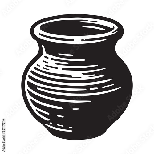  Simple Clay Pottery Vector Icon Design – Vintage Retro Logo & Illustration