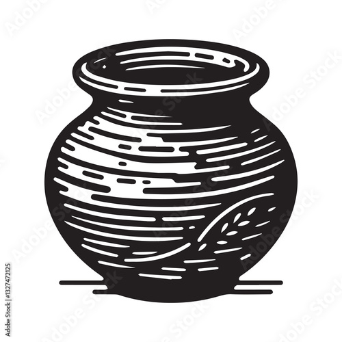  Simple Clay Pottery Vector Icon Design – Vintage Retro Logo & Illustration