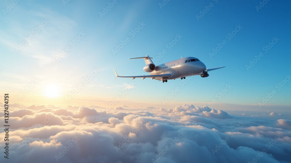 Fototapeta premium A plane in a fly