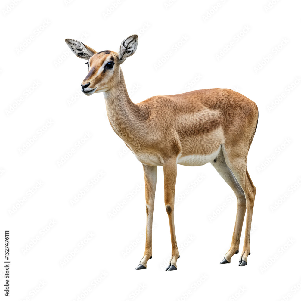 Fototapeta premium Antelope on high quality transparent background png