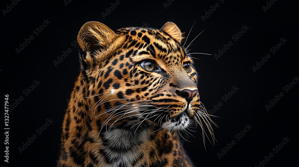 Fototapeta premium Majestic Leopard Wildlife Portrait
