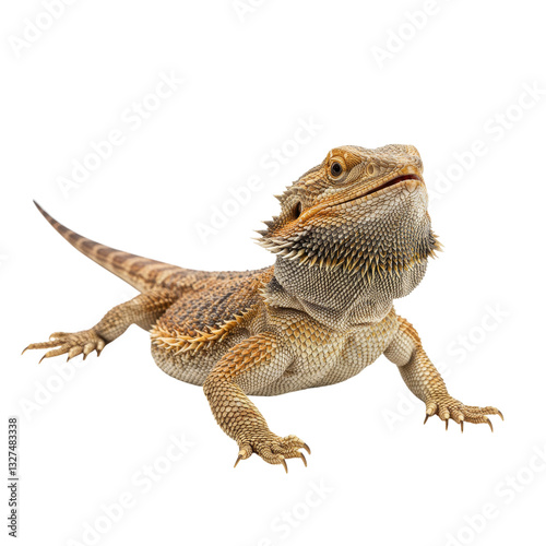 Bearded Dragon on high quality transparent background png