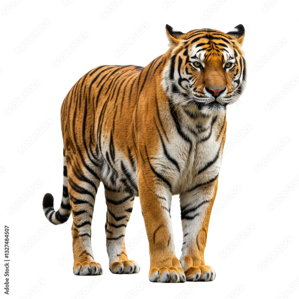 Obraz premium Bengal Tiger on high quality transparent background png