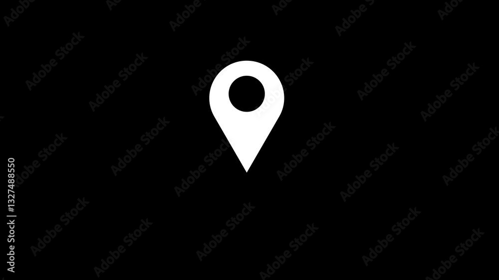 Location tracker pin pointer with radio waves target place fix place location pointer position location. GPS navigator pin with location icon and radio waves. Location tracker pin pointer with radio waves target place fix place location pointer position location. GPS navigator pin with location icon and radio waves.