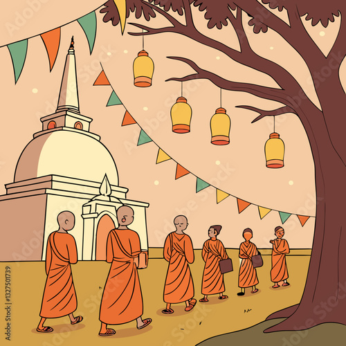 Vesak, also known as Buddha Jayanti, Buddha Purnima, Visak Bochea and Buddha Day, is a holiday traditionally observed by Buddhists in South Asia and Southeast Asia, as well as in Tibet and Mongolia. I
