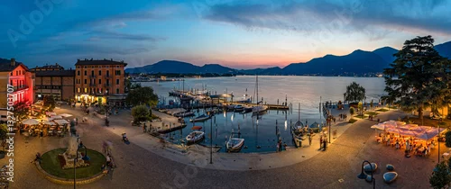 Panel kuchenny z motywem Panorama Iseo