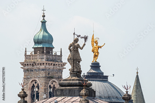 Bergamo Stadtsilhouette 