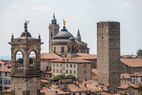 Bergamo Stadtsilhouette 