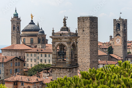 Bergamo Stadtsilhouette 
