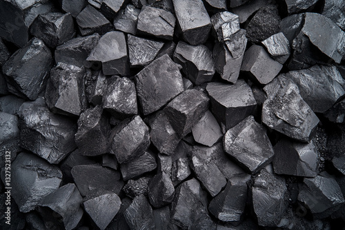 Industrial pea coal surface texture. Background for banner, backdrop or texture for 3D mapping photo