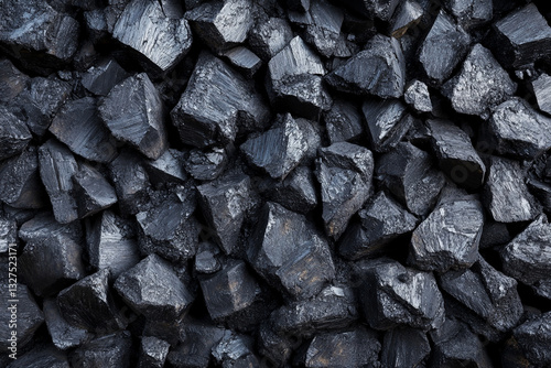 Industrial pea coal surface texture. Background for banner, backdrop or texture for 3D mapping photo