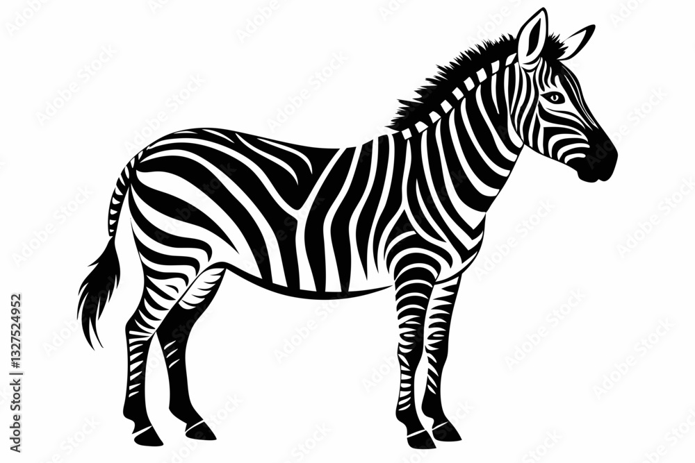 zebra line art silhouette vector illustration zebra line art silhouette vector illustration