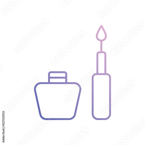 Eyeliner vector icon 