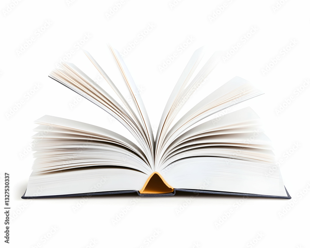 Fototapeta premium Open book, pages fanned out (1)