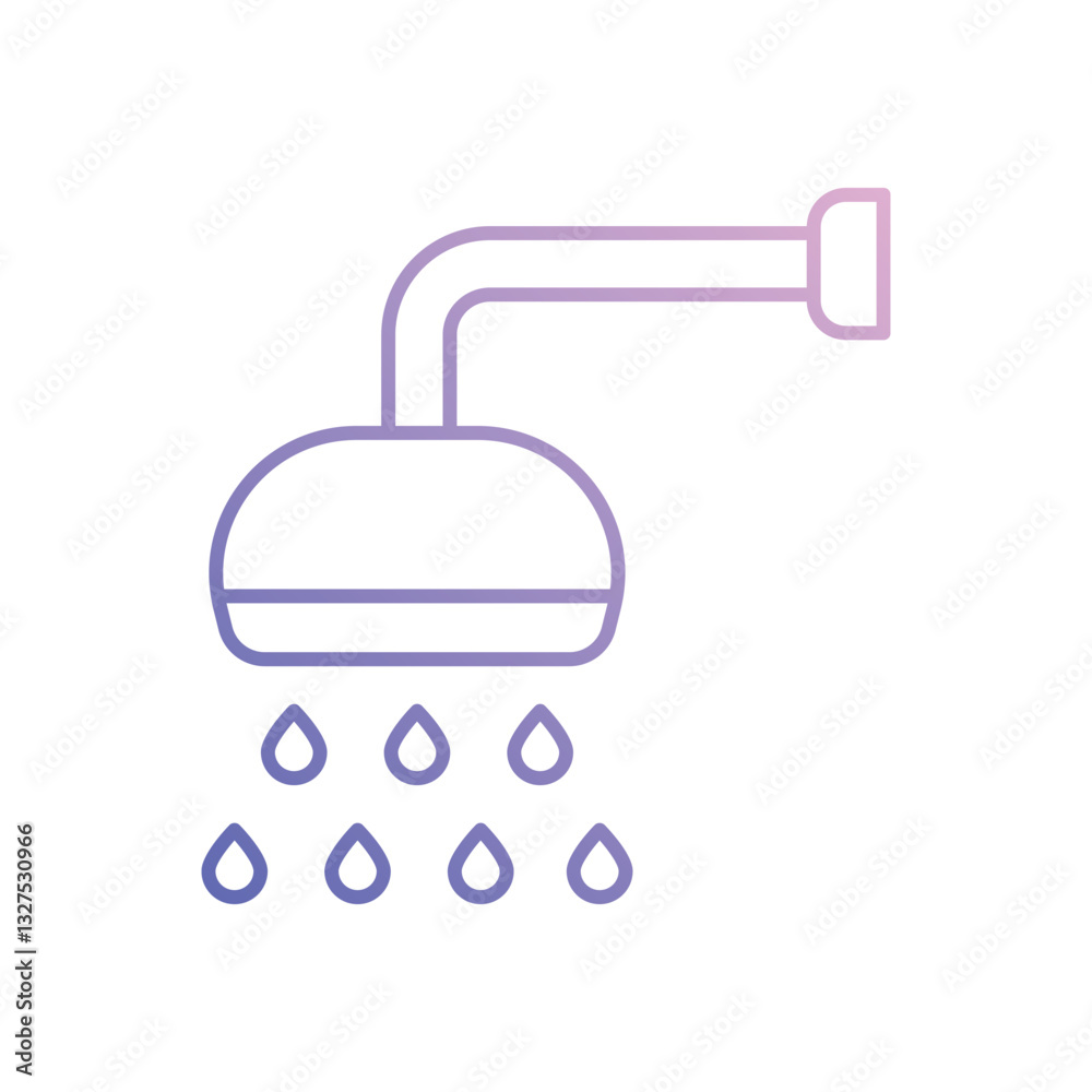 Shower vector icon Shower vector icon