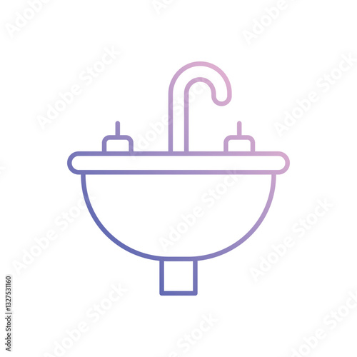 Sink vector icon 