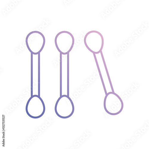 Cotton Buds vector icon 