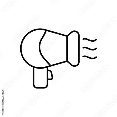 Hair Dryer vector icon