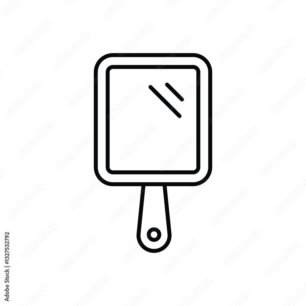 Hand Mirror vector icon Hand Mirror vector icon
