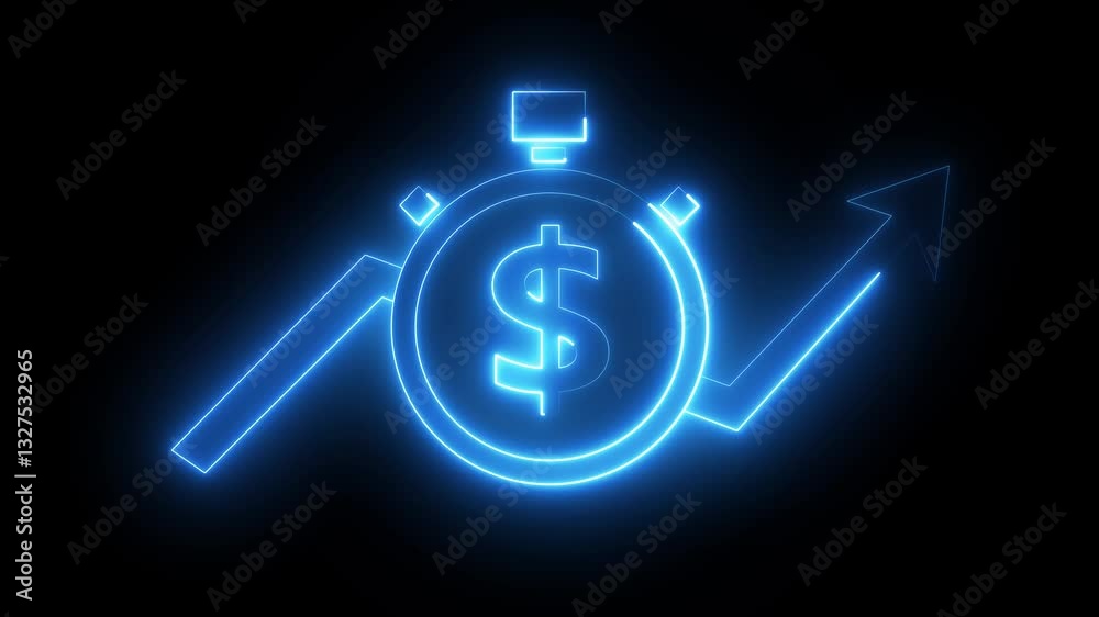 internet money or dollar  icons pack in checkerboard background. Internet flat icon symbol for applications, American dollar currency or dollar symbol flat icon for apps and websites. 4k animation 