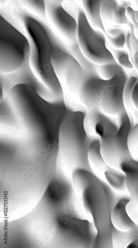 Abstract Architectural Design: Dynamic Wall Structures in Modern Building Facades