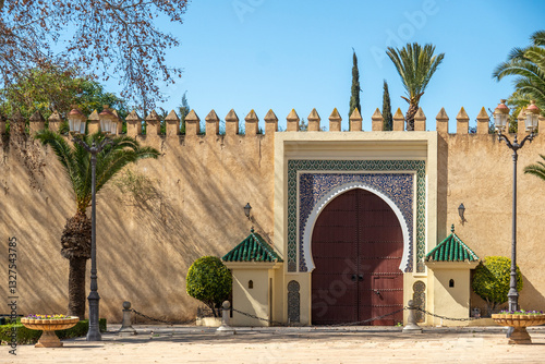 The royal palace in Fes, Morocco 