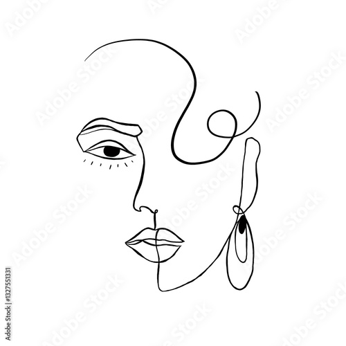 woman listening to music