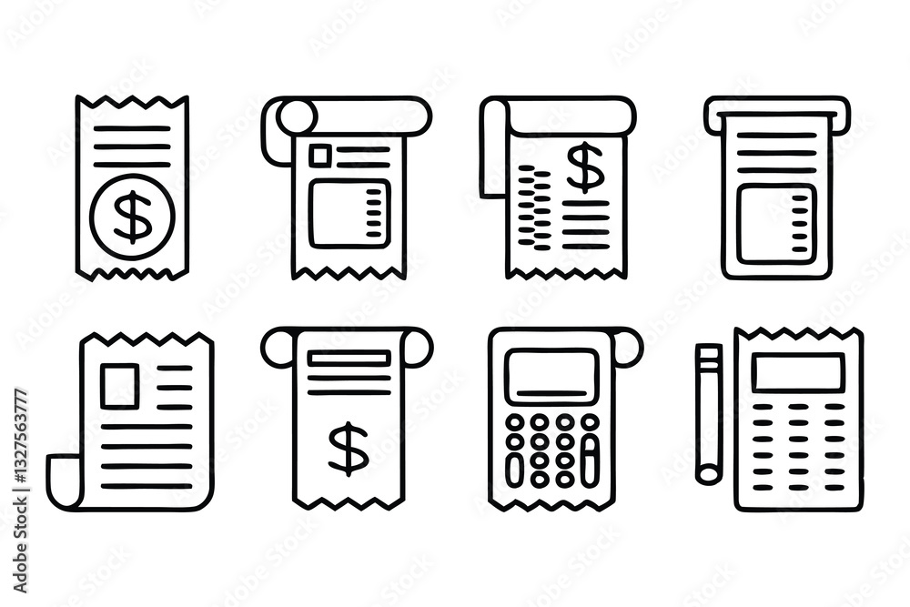 invoice bill receipt tax and payment concept ed invoice bill receipt tax and payment concept ed
