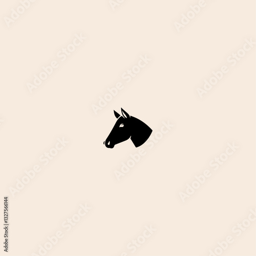 Horse Head icon flat vector design.