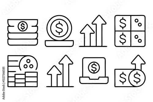 loan interest rate editable stroke outline icon is